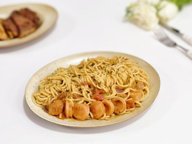 麻辣香肠意面