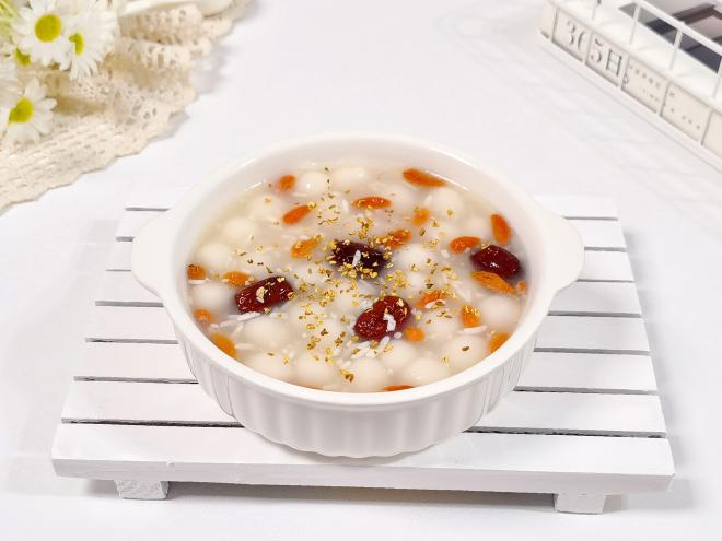 桂花酒酿糯米小圆子