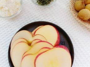 苹果洗净切大片