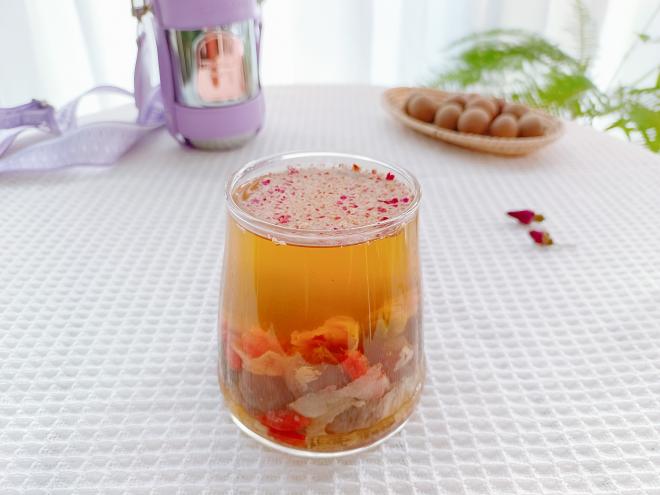 红参桂圆玫瑰养颜茶