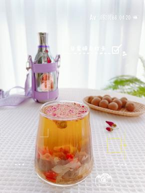 平时不爱喝水的姐妹们可以试试这款红参桂圆玫瑰养颜茶，不仅口感好，还可以变美哦！