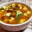 滑子蘑西红柿豆腐的制作方法