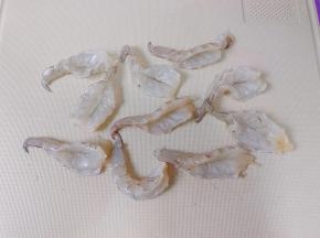 在虾背划一刀，抽出虾线