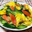 黄瓜香肠炒蛋的制作方法